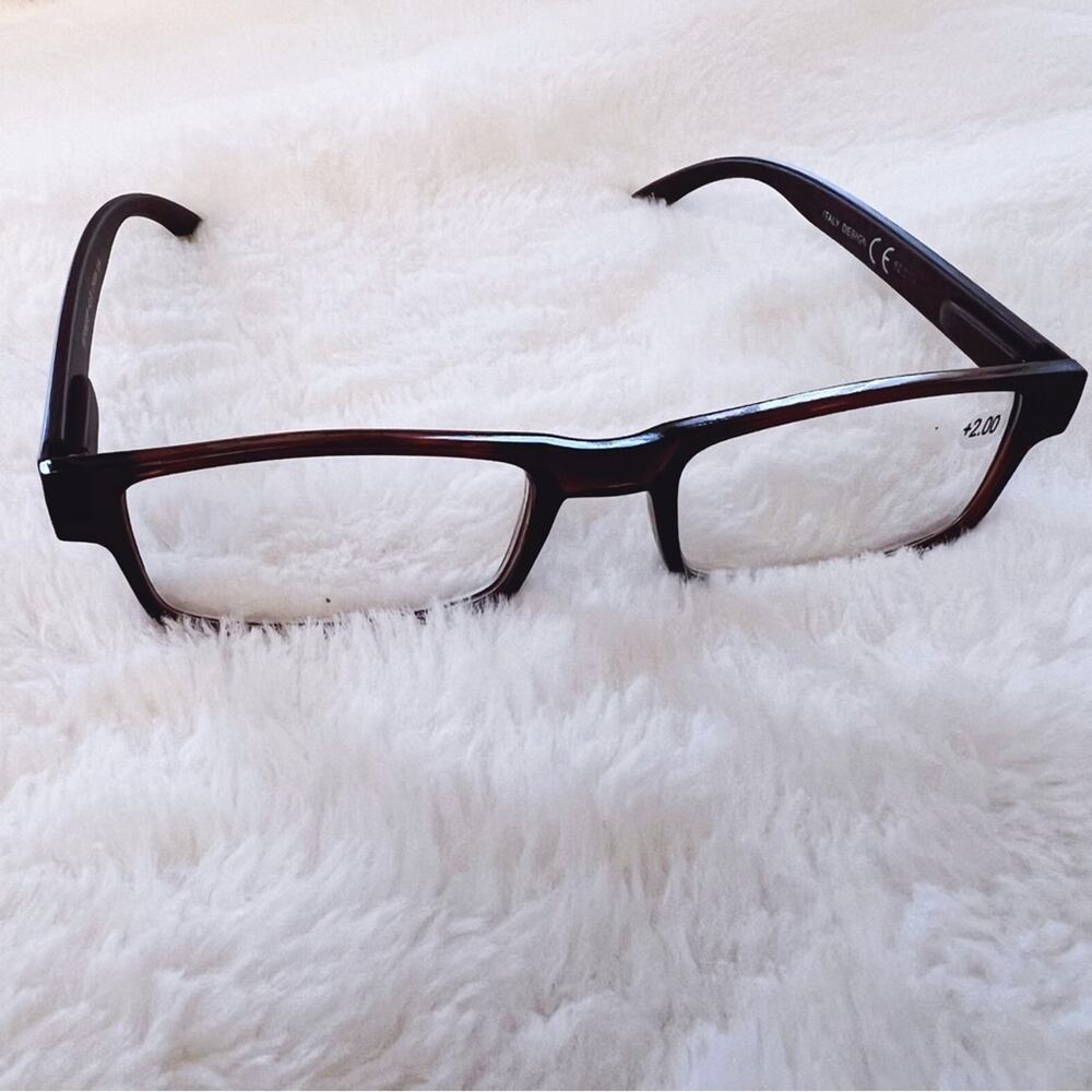Rory Brown Rectangular Reader Glasses NWT - image 5